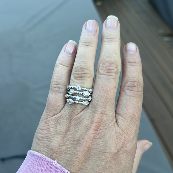 Original owner. VINTAGE David Yurman Confetti Collection ring Sterling silver - Picture 5 of 6